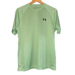 Under Armour Performance Shirt Men Medium Short Sleeve Gym Outdoor Camping Green